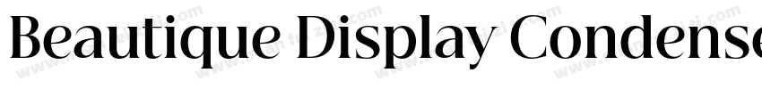 Beautique Display Condensed Medium字体转换